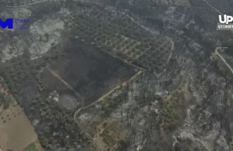 Up Stories: Η βιβλική καταστροφή της Εύβοιας από ψηλά (vid)