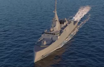 Φρεγάτα Belharra στη θάλασσα