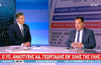 Γεωργιάδης: Ο Ερντογάν μπορεί να φαντασιώνεται bullying σε Ελλάδα, αλλά όχι σε Γαλλία και ΗΠΑ