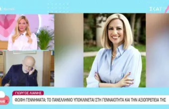 Λιάνης για Γεννηματά στον ΣΚΑΪ: Πριν από λίγο καιρό είχε λιποθυμήσει αλλά πάντα ήταν σθεναρή (vid)