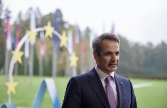 Συνάντηση του Μητσοτάκη με το μέλος του Κογκρέσου των ΗΠΑ Gus Bilirakis	