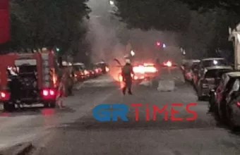 Θεσσαλονίκη: Επίθεση με μολότοφ σε διμοιρία των ΜΑΤ
