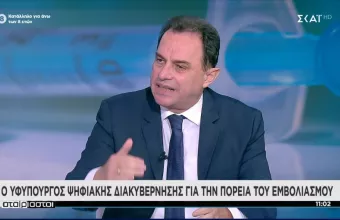 Γεωργαντάς-ΣΚΑΪ: Το 75% του ενήλικου πληθυσμού είναι εμβολιασμένο-Δεν χρειάζεται lockdown