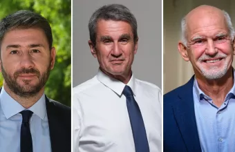 Δημοσκόπηση ΣΚΑΪ: Ντέρμπι για τρεις για την ηγεσία του ΚΙΝΑΛ 