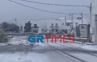 Κακοκαιρία «Ελπίς» - Τήνος: Aπόκοσμο τοπίο - Το χιόνι σκέπασε τα πάντα (pics – video) 