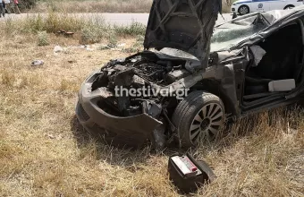 Θεσσαλονίκη: Νεκρός 28χρονος σε τροχαίο – Το ΙΧ του αναποδογύρισε μετά από σύγκρουση