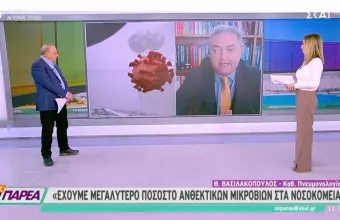 Βασιλακόπουλος σε ΣΚΑΪ: Μετά από 2-3 εβδομάδες θα μειωθεί ο αριθμός των θανάτων