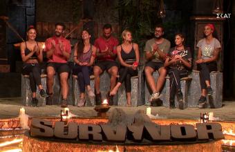 Survivor: Τέλος το σερί των διασήμων-Ασυλία για τους Μαχητές και ανατροπή με δύο υποψηφίους για τους Διάσημους