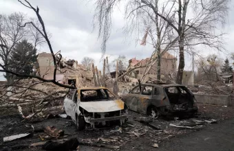 Φόβοι για 100 εγκλωβισμένους κάτω από συντρίμμια στην πόλη Μποροντιάνκα