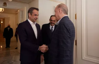 Ο Ερντογάν τηλεφώνησε στον Μητσοτάκη και του ευχήθηκε περαστικά για τον κορωνοϊό