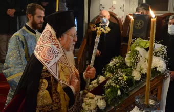 Ο οικουμενικός πατριάρχης Βαρθολομαίος 