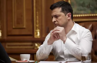 Στο Νικολάεφ ο ο Ουκρανός πρόεδρος Βολοντίμρ Ζελένσκι