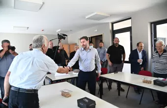 Ο πρόεδρος του ΠΑΣΟΚ, Νίκος Ανδρουλάκης