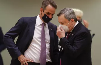 Στη Ρώμη ο Μητσοτάκης - Ξεκίνησε η συνάντηση με τον Ντράγκι