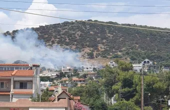 Καλύτερη η εικόνα από τη φωτιά στη Λούτσα