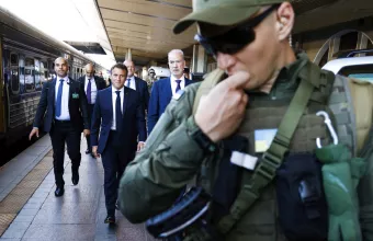 Κίεβο, Ζελένσκι, Ουκρανία, Μακρόν, Σολτς, Ντράγκι, 