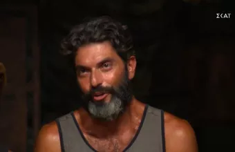 Ο Σπύρος Μαρτίκας στο συμβούλιο μετά τον δεύτερο αγώνα ασυλίας
