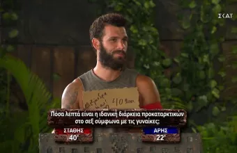 Ο Στάθης Σχίζας στέλνει το δικό του μήνυμα στην Αλεξάνδρα Παναγιώταρου μέσα από το Survivor