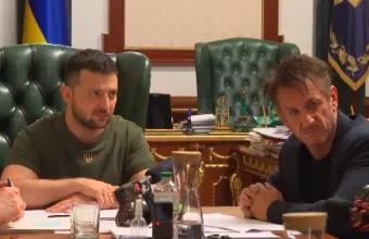 Ζελένσκι ευχαριστεί Σον Πεν: Το ντοκιμαντέρ του για την Ουκρανία ολοκληρώνεται σύντομα