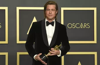 Ο Μπραντ Πιττ στην τελετή των Όσκαρ