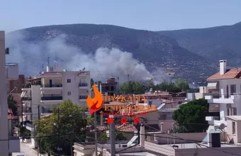Φωτιά τώρα στο Κορωπί