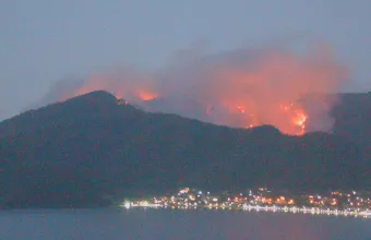 Φωτιά στη Θάσο 