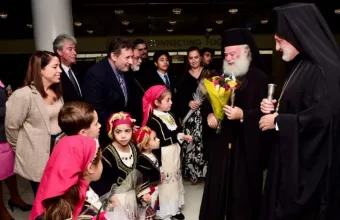 Ο Αρχιεπίσκοπος Αμερικής με τον Πατριάρχη Αλεξανδρείας