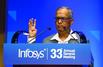 Ναραγιάνα Μούρθι, ιδρυτής της εταιρείας - κολοσού παραγωγής λογισμικών Infosys