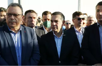 Τσίπρας στην κηδεία Νικολαΐδη: Γίγαντας με καρδιά μικρού παιδιού ο Αλέξανδρος