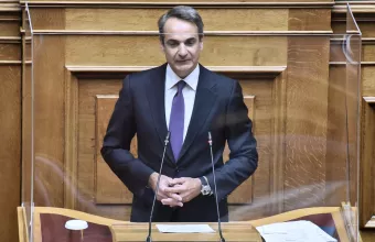 Ο πρωθυπουργός και πρόεδρος της Νέας Δημοκρατίας Κυριάκος Μητσοτάκης