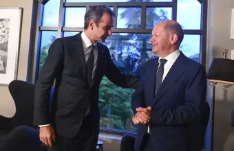 Μητσοτάκης με Σολτς