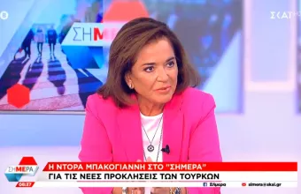 Μπακογιάννη: Ο Ερντογάν είναι στη γωνία - Η μισή Λιβύη δεν δέχεται το «τουρκολιβυκό μνημόνιο»