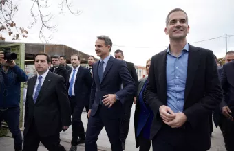 Ο πρωθυπουργός στον Ελαιώνα
