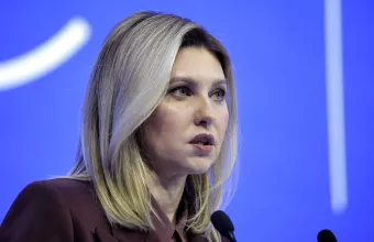 Ολένα Ζελένσκα στο Νταβός
