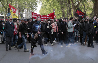 Γάλλοι διαδηλωτές