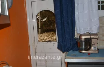 Κατολίσθηση εξαιτίας της κακοκαιρίας στη Ζάκυνθο: Το βουνό μπήκε στο σπίτι