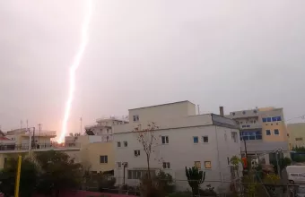 Κεραυνός στην Αττική