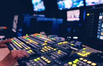 television control room