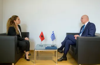 Το ζήτημα Μπελέρη στη συνάντηση Δένδια με την Αλβανίδα ομόλογό του στις Βρυξέλλες