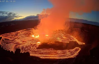 Kilauea volcano Hawaii