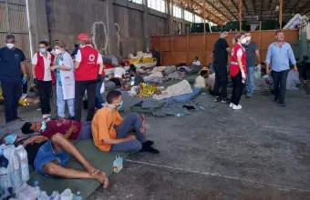 Στην Καλαμάτα οι διασωθέντες από το ναυάγιο