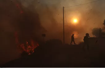 Φωτιά στην Ανατολική Αττική