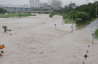 πλημμύρα Νότια Κορέα 