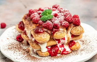 Raspberry Tiramisu