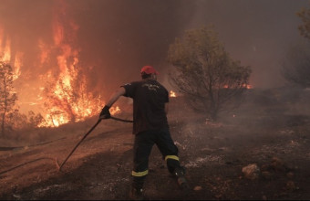 Σύλληψη ατόμου για τη φωτιά στις Σέρρες