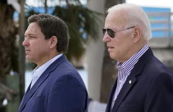 President Joe Biden and Florida Gov. Ron DeSantis