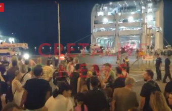 Διαμαρτυρία στο λιμάνι της Σούδας για την δολοφονία του Αντώνη
