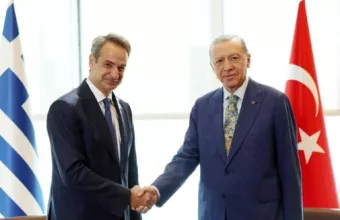 Μητσοτάκης με Ερντογάν