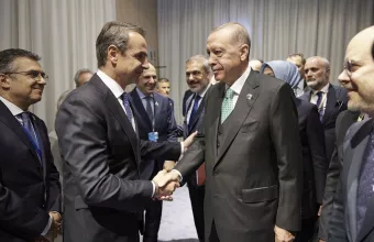 Μητσοτάκης με Ερντογάν