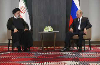 Vladimir Putin Iranian President Ebrahim Raisi 